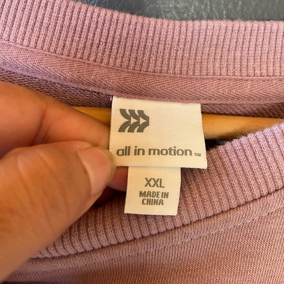 All Motion Crewneck sweatshirt pink size XXL - Picture 5 of 5